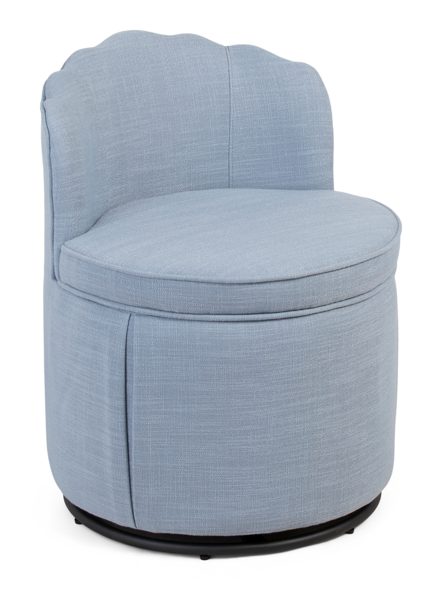 28in Scalloped Vanity Swivel Stool | Marshalls