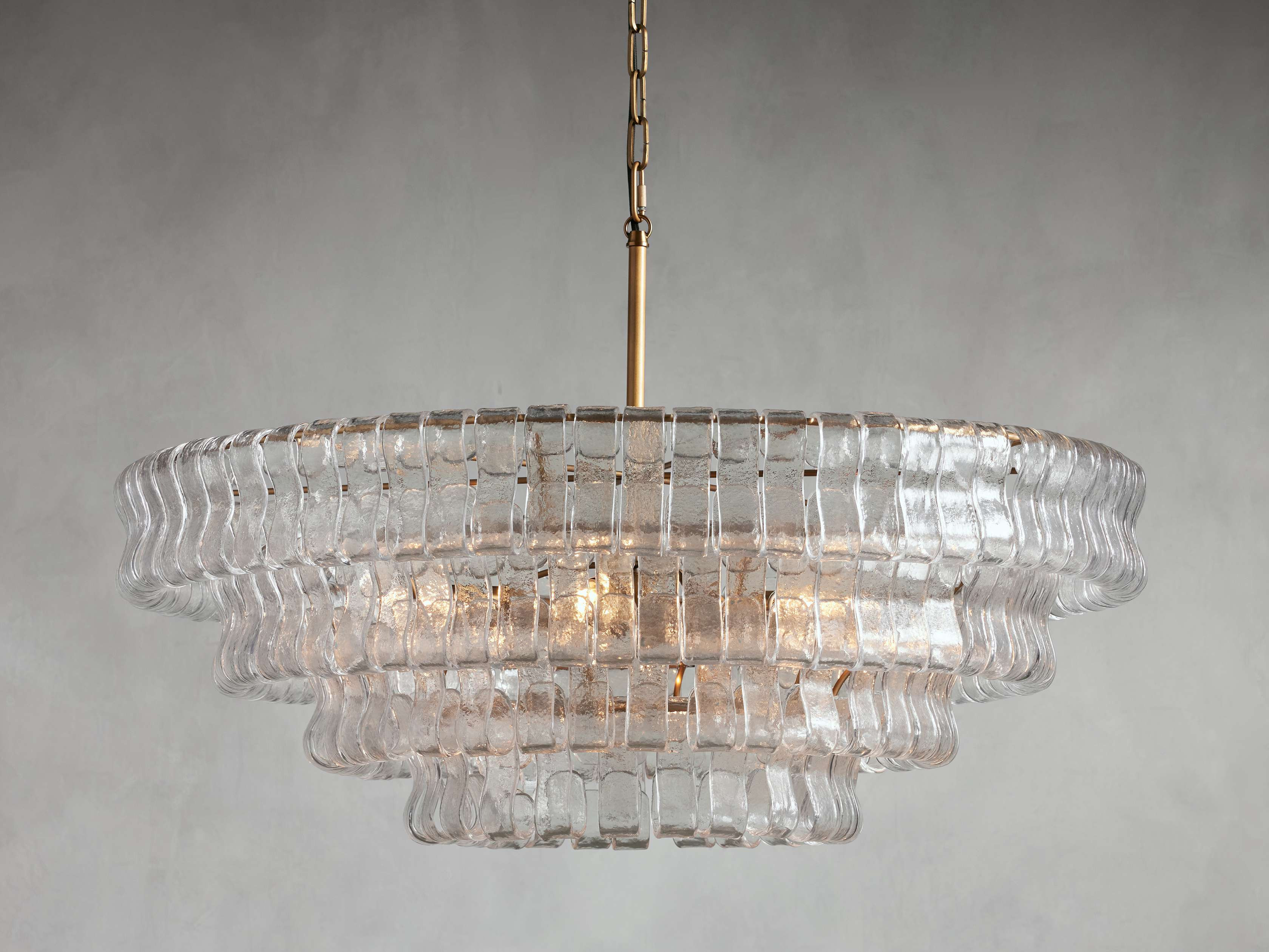 Ghiaccio Round Chandelier | Arhaus