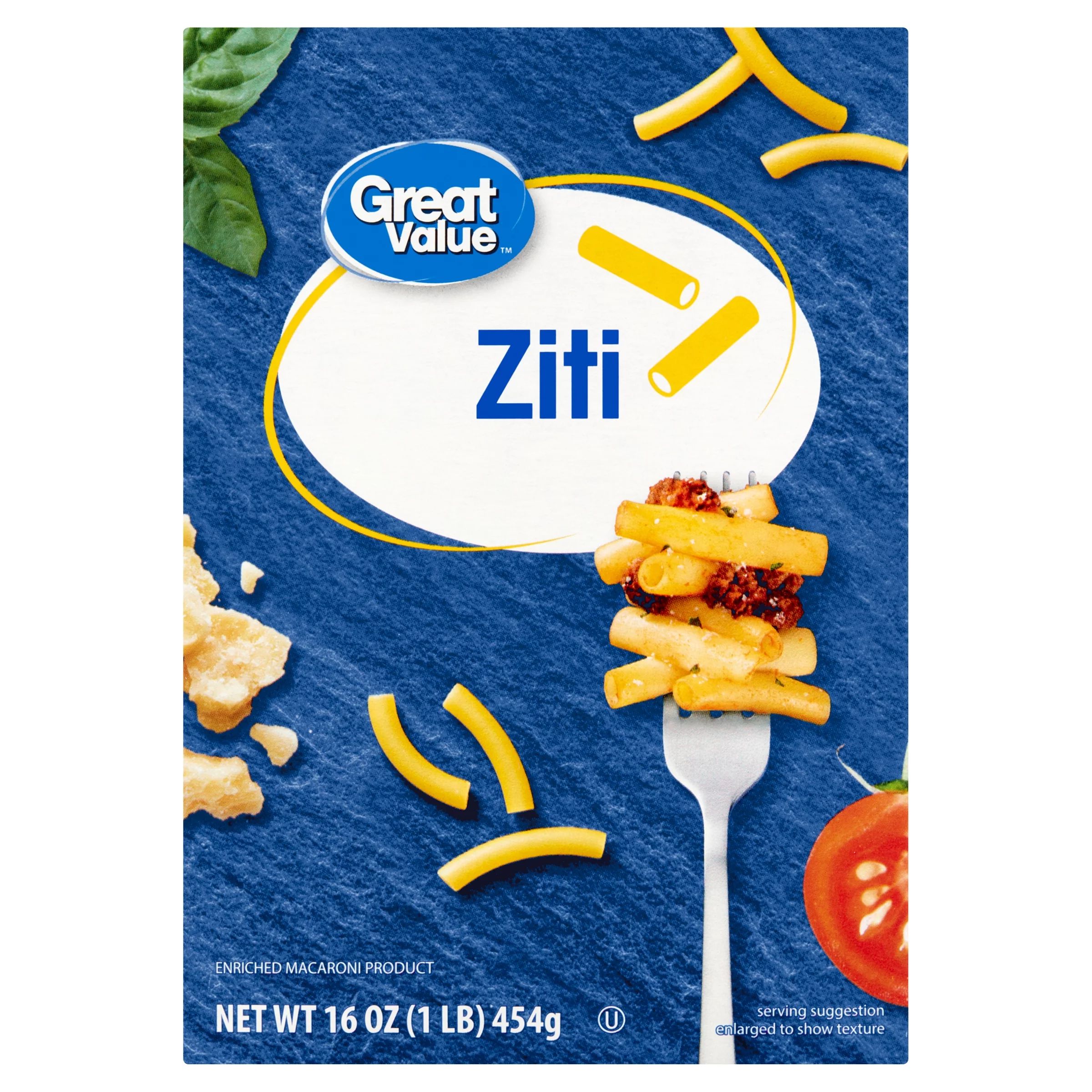 Great Value Ziti, 16 oz - Walmart.com | Walmart (US)