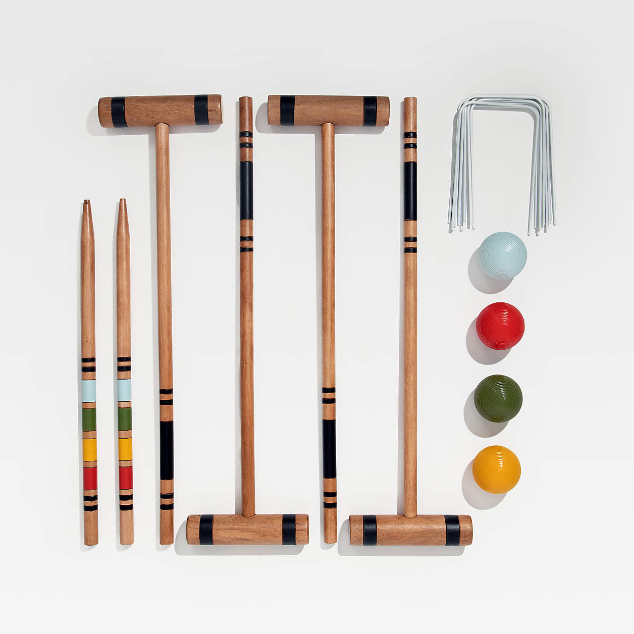 Croquet Outdoor Game Set + Reviews | Crate & Barrel | Crate & Barrel