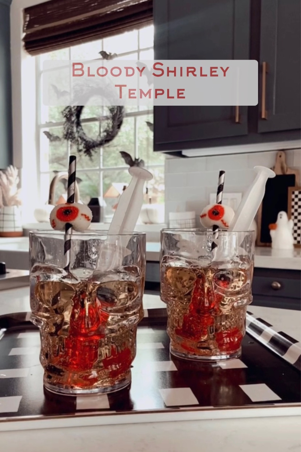 Spooky Fun Drink! Mocktail; walmart finds; Halloween party