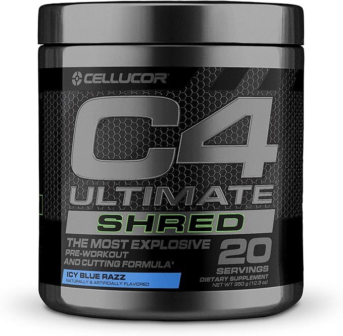 Amazon.com: Cellucor C4 Ultimate Shred Pre Workout Powder, Fat Burner for Men & Women, Weight Los... | Amazon (US)