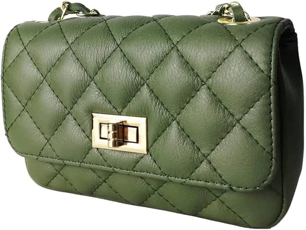 Amazon.com: MamaMilano Women's Italian Handmade Genuine Leather Cleo Shoulder Bag/Purse/HandBag/T... | Amazon (US)