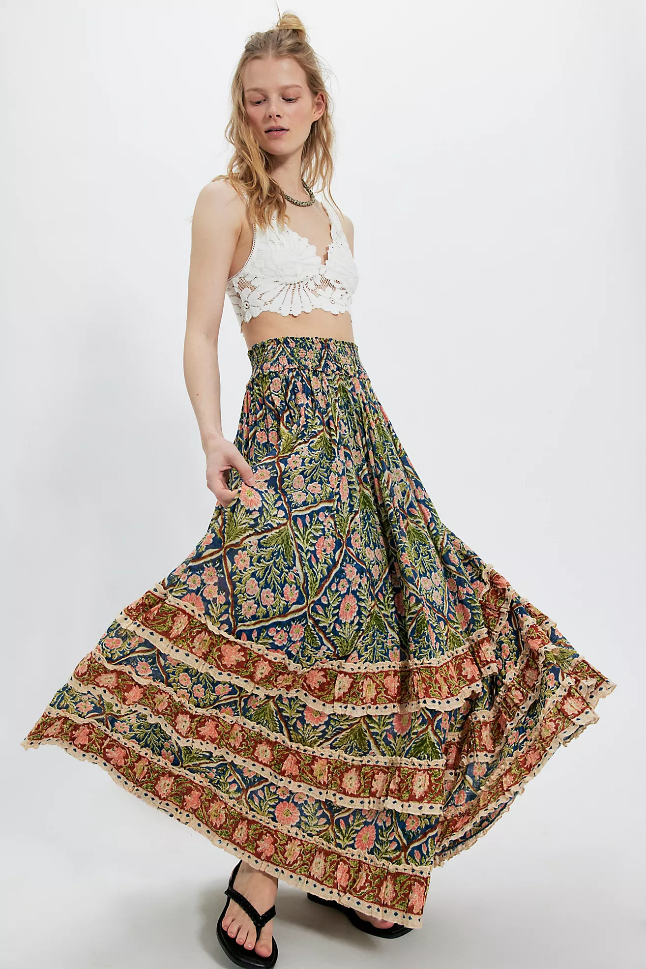 FP One Brynn Printed Maxi Skirt | Free People (Global - UK&FR Excluded)