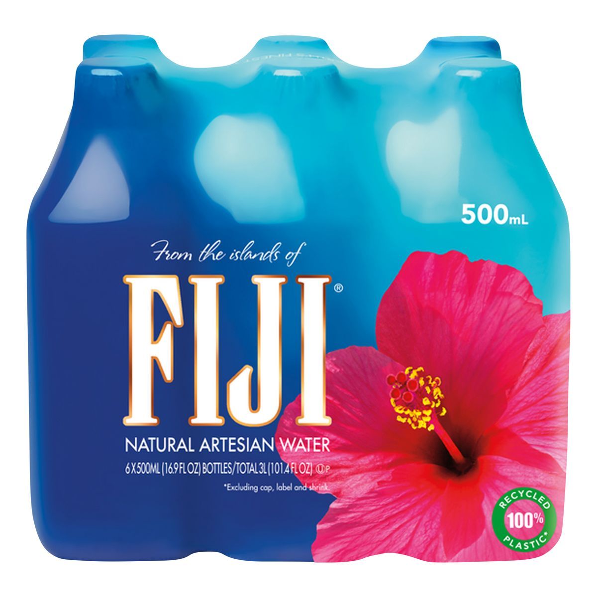 FIJI Natural Artesian Water - 6pk/16.9 fl oz Bottles | Target