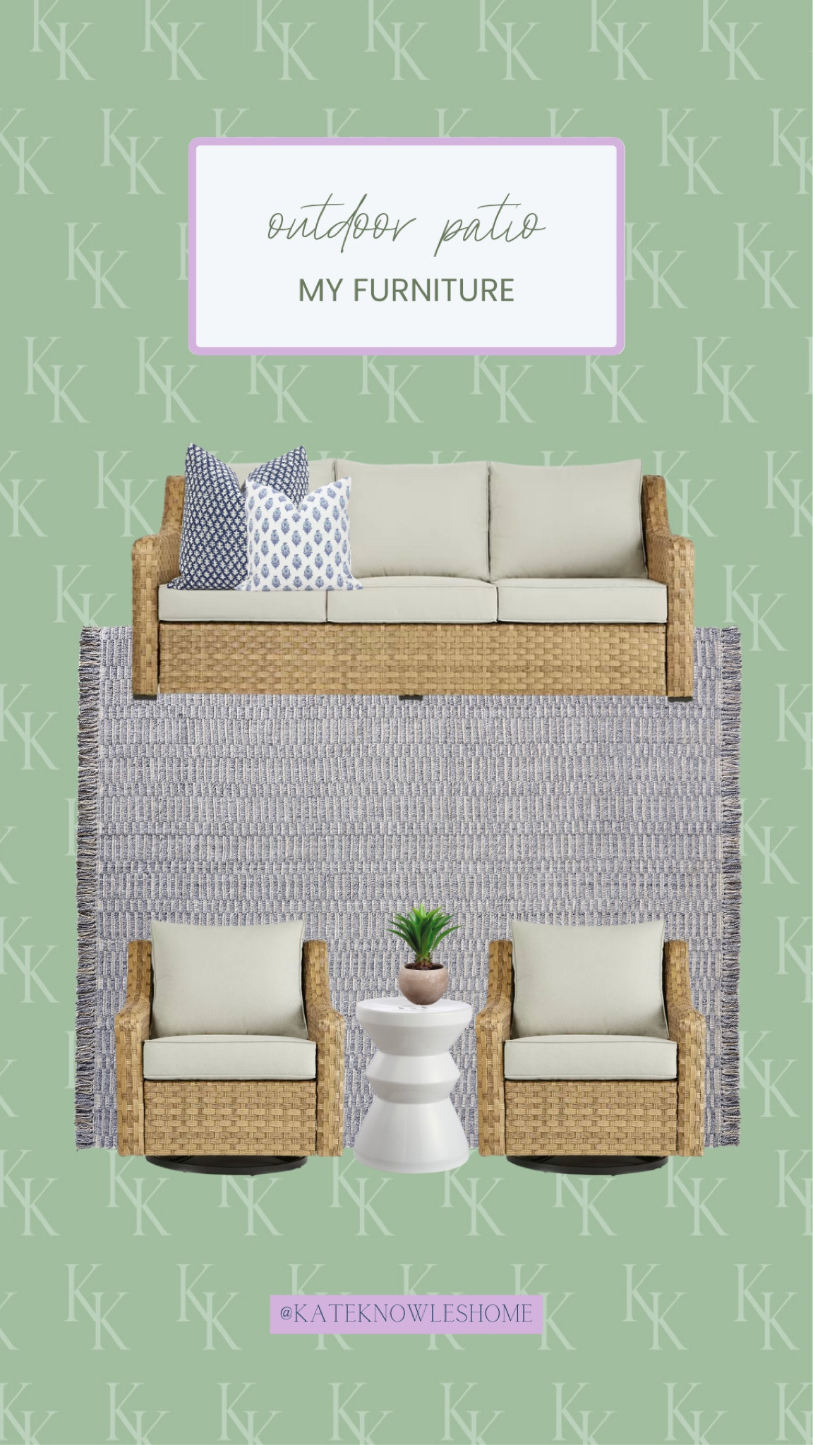 Outdoor patio furniture / outdoor furniture / patio furniture from Walmart / Walmart outdoor finds / Outdoor rug / Swivel chairs / Outdoor couch 

#LTKstyletip #LTKSeasonal #LTKhome