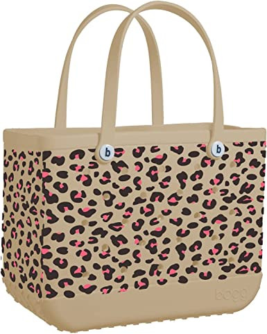 BOGG BAG - LARGE LEOPARD PINK | Simply Carolina