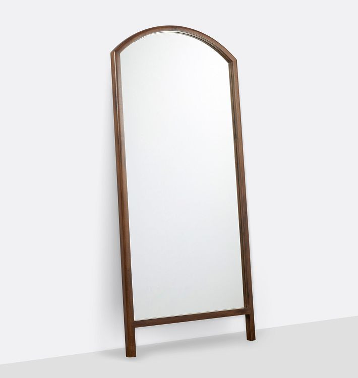 Arched Wood Frame Dowel Mirror | Rejuvenation