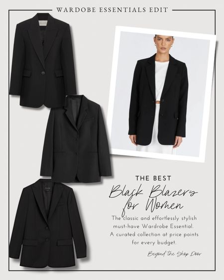 The Best Black Blazers for Women

The classic and effortlessly stylish must-have Wardrobe Essential.

A curated collection at price points for every budget.


Wardrobe Essentials Edit 


#LTKover40 #LTKstyletip #LTKaustralia