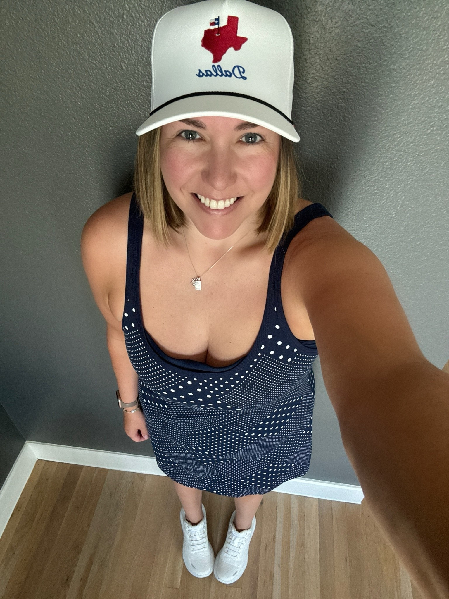 Super casual day but very hot day here. I’m loving an exercise style dress for running around. Feels a little more pulled together than workout clothes but you don’t lose comfort. Added a hat and sneakers and was out the door.

#LTKootd #LTKMidsize #LTKSaleAlert