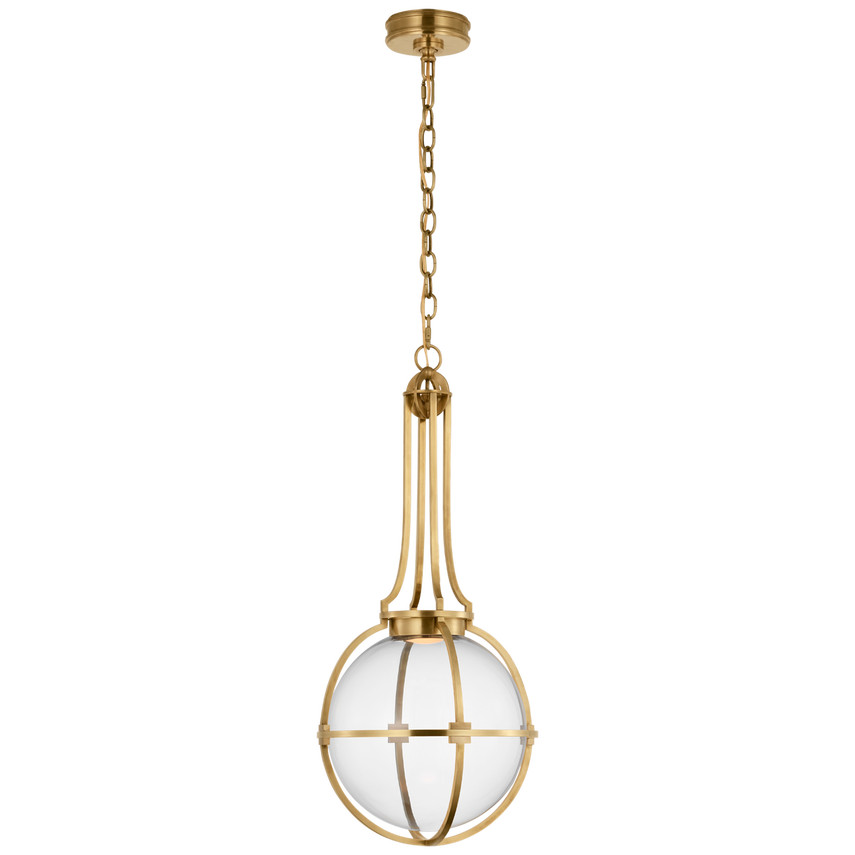 Gracie Medium Captured Globe Pendant | Visual Comfort
