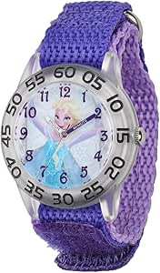 Disney Frozen Kids' Plastic Time Teacher Analog Quartz Nylon Strap Watch | Amazon (US)