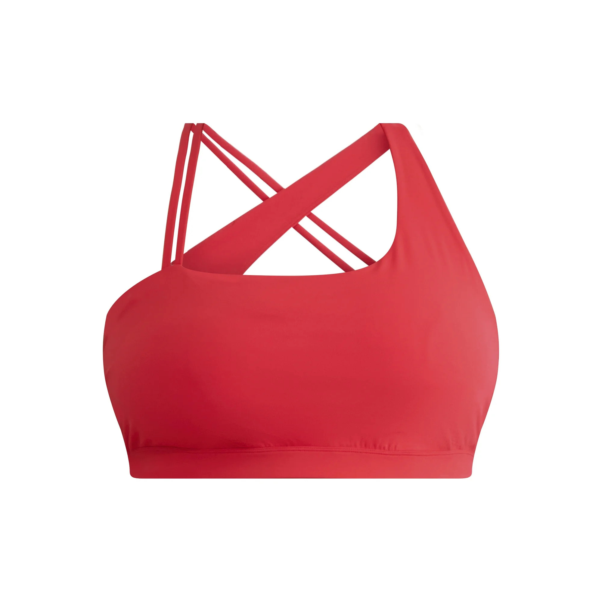 Avia Women's and Women’s Plus SoftSculpt One Shoulder Sports Bra, Sizes XS-4X | Walmart (US)