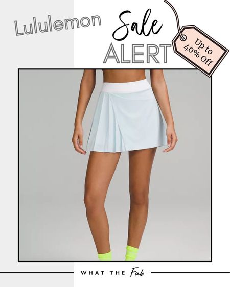 Lululemon sale, Lululemon skirt, Lululemon tennis skirt, asymmetrical pleated tennis skirt

#LTKworkwear #LTKSale #LTKunder100