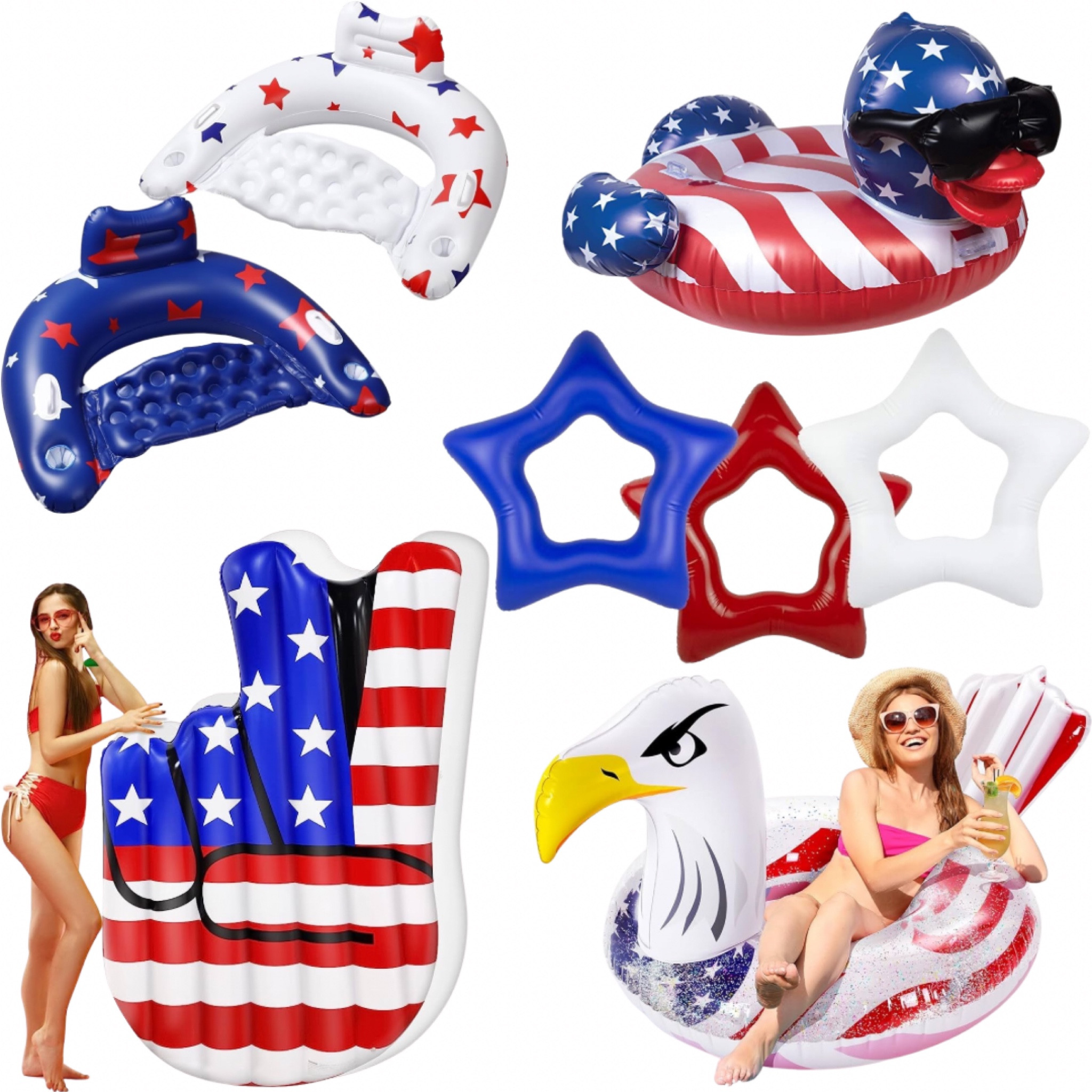 Fourth of July Pool Floats! Perfect for a summer Holiday party! #4thofjuly #pooldecor #poolparty #lakefloats #swimfloats

#LTKParties #LTKHome #LTKSeasonal