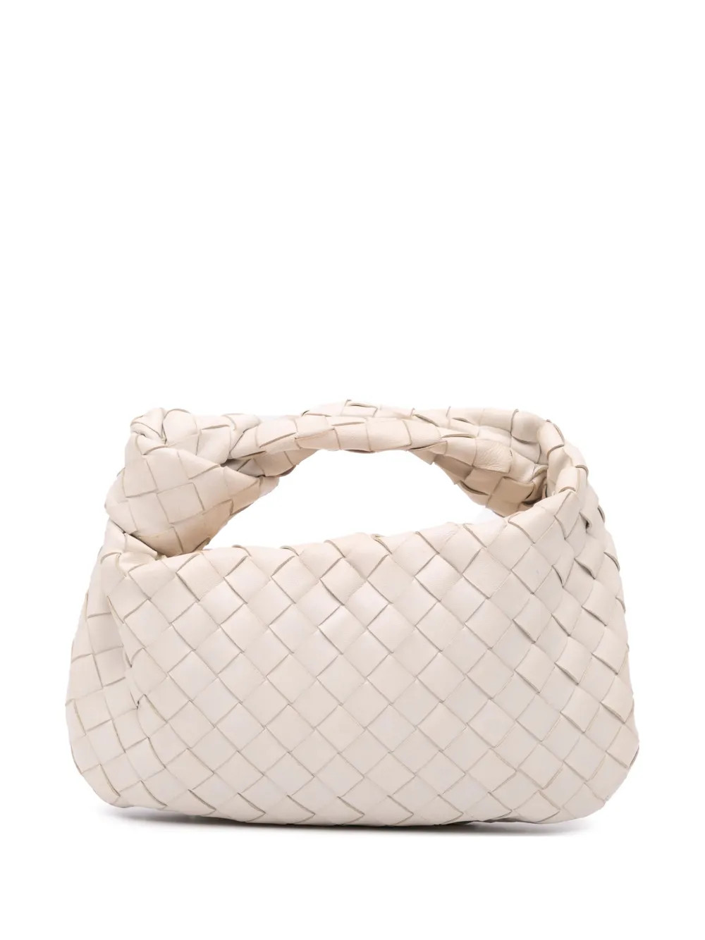 Bottega Veneta Pre-Owned 2012-2024 Mini Nappa Intrecciato Jodie Hobo Bag | White | FARFETCH UK | Farfetch Global