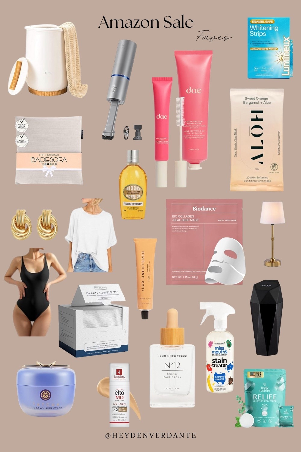 I either own or have these items in my cart for the Amazon sale!! This bodysuit is legit the BEST bodysuit, total skims dupe, and all of my tried a trues are on here!! Sale goes through tonight!! 

#LTKBeauty #LTKSaleAlert #LTKStyleTip