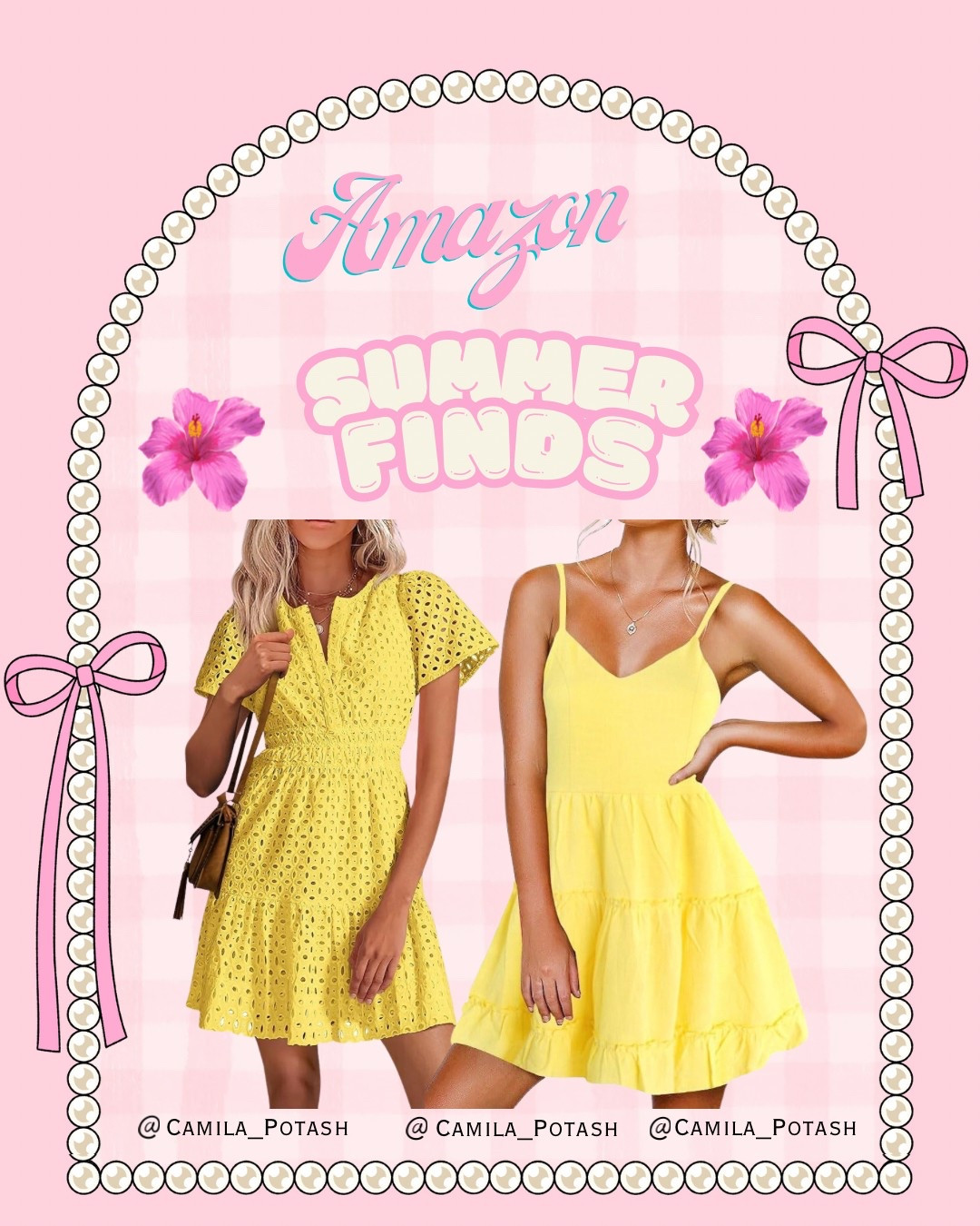 ☀️ Butter Yellow Dresses That Brighten Your Closet (and Your Day!) ☀️

Looking for affordable and adorable summer dresses that give you all the sunshine vibes? 

These Amazon finds under $40 are comfy, flattering, and perfect for everything from brunch to beach to backyard hangs. 💛

👗 PRETTYGARDEN Eyelet Mini Dress – $37
This butter yellow eyelet dress is a summer classic — breezy, romantic, and super flattering thanks to its smocked waist and flutter sleeves. Perfect for garden parties, weekend outings, or vacation photo ops 🌼

👗 FANCYINN Tiered Fit & Flare Dress – $33
This butter yellow fit-and-flare mini dress is the definition of effortless summer style. Lightweight, flowy, and feminine with adjustable spaghetti straps — dress it up with heels or down with sneakers! 🍋

🛍️ Both are:
✔️ Sold by Amazon US
✔️ Prime eligible
✔️ Lightweight + breathable
✔️ Budget-friendly & trending on LTK

📲 Tap to shop both from my LTK storefront!

✨ Follow for Amazon fashion finds, bright outfit inspo, and budget-friendly closet updates all season long!

#ButterYellowDress #AmazonFashionFinds #LTKUnder50 #LTKSummerStyle #AmazonDresses #EyeletMiniDress #TieredMiniDress #AmazonStyleEdit #LTKAmazonFinds #SummerDress2025 #LightweightDresses #YellowDressesAmazon #AmazonWardrobe #TapToShop #AffordableSummerStyle #YellowOutfitIdeas #AmazonOOTD #ButterYellowFashion #BrunchOutfits #WeekendStyleInspo

	•	Butter yellow dress Amazon
	•	Yellow mini dress under $40
	•	Eyelet summer dress
	•	Fit and flare dress Amazon
	•	Tiered yellow dress
	•	Amazon dresses for summer
	•	Affordable yellow dress
	•	Amazon fashion LTK
	•	Cute Amazon dress
	•	Amazon Prime wardrobe
	•	Summer outfit ideas 2025
	•	Dresses for brunch
	•	Lightweight cotton dress
	•	Smocked waist dress Amazon
	•	Butter yellow mini dress

#LTKStyleTip #LTKSummerEdit #LTKTravel