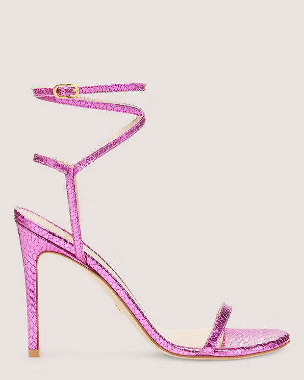 Barelynude 100 Wrap Sandal | Stuart Weitzman Outlet