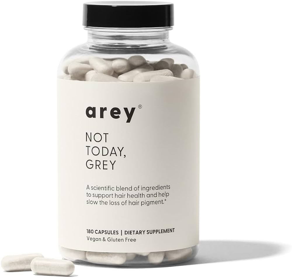 Arey Not Today, Grey Daily Hair Supplement for Women & Men | Slows Grey Hair Growth & Repigment i... | Amazon (US)