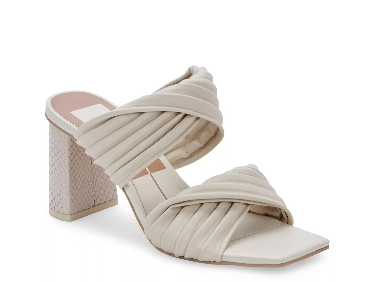 Dolce Vita Pilton Sandal | Women's | Off White | Size 5.5 | Heels | Sandals | Block | Slide | DSW