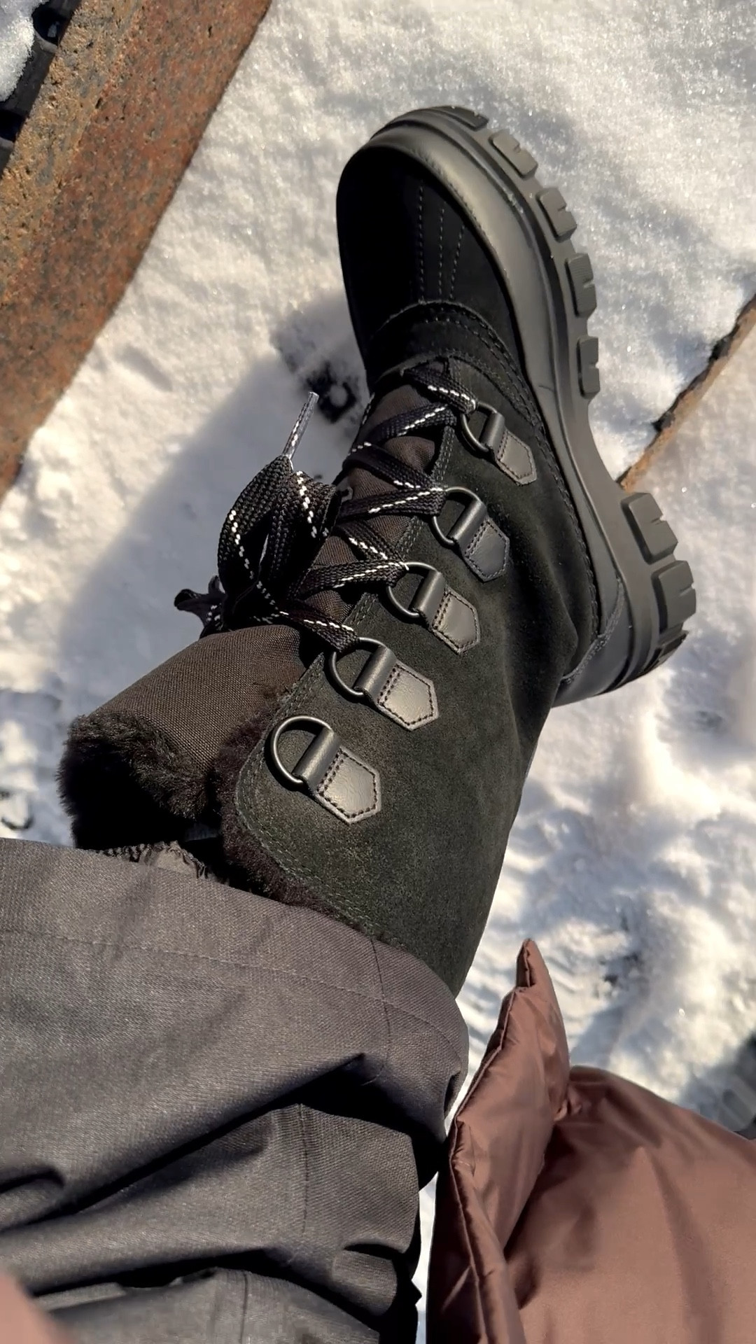 Waterproof, fur lined snow boots - extremely warm and great grip for icy conditions 

#LTKActive #LTKSeasonal