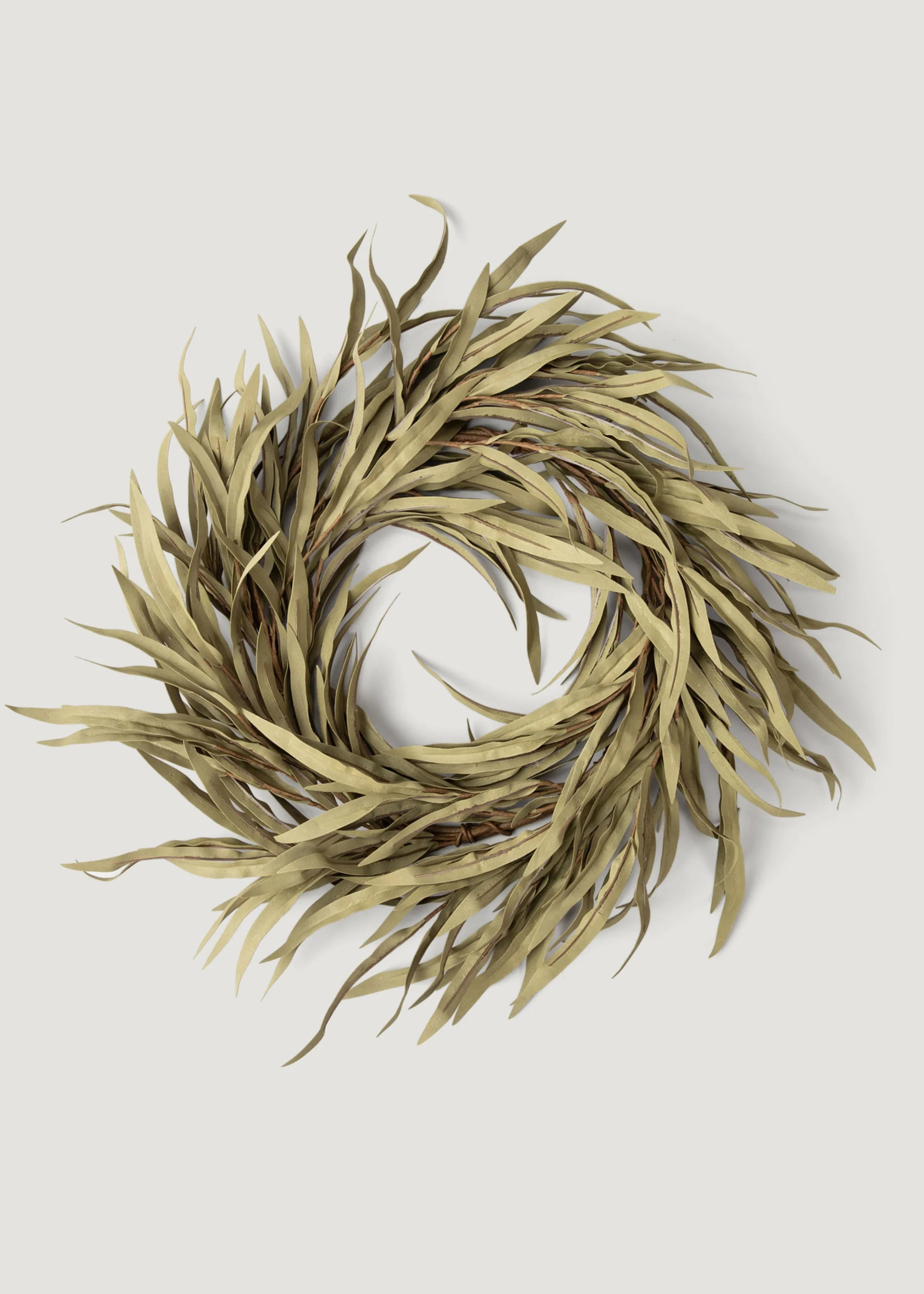 Faux Willow Leaf Wreath | Artificial Greenery Wreaths at Afloral | Afloral