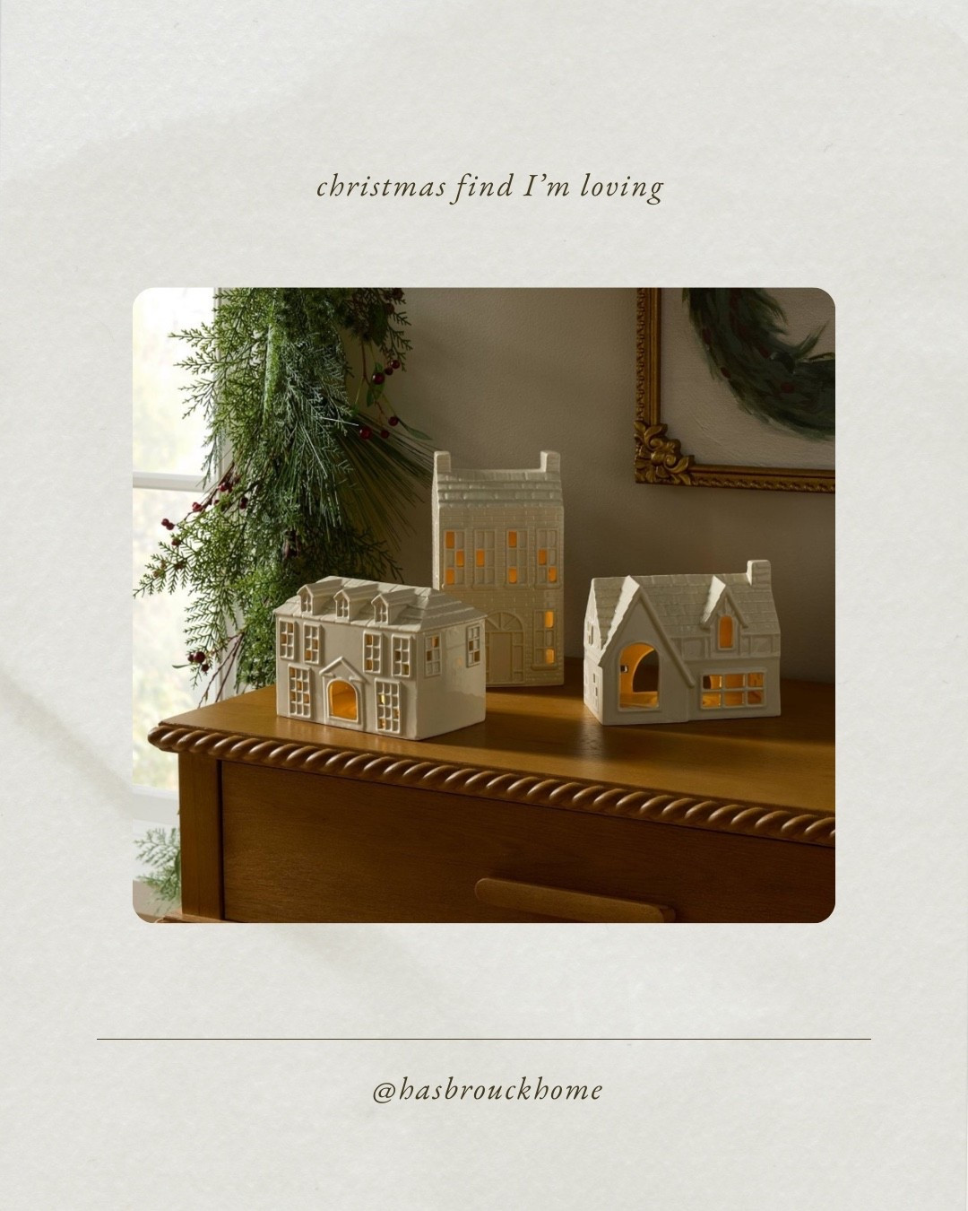 Cutest Christmas village 🤎🌲✨

#LTKSaleAlert #LTKHoliday #LTKHome