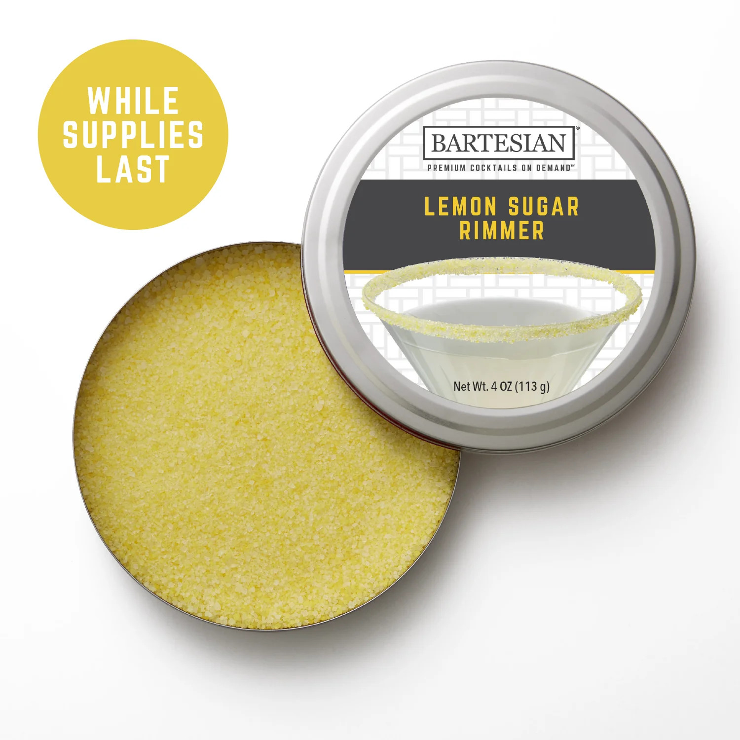 Lemon Sugar Cocktail Drink Rimmer | Bartesian