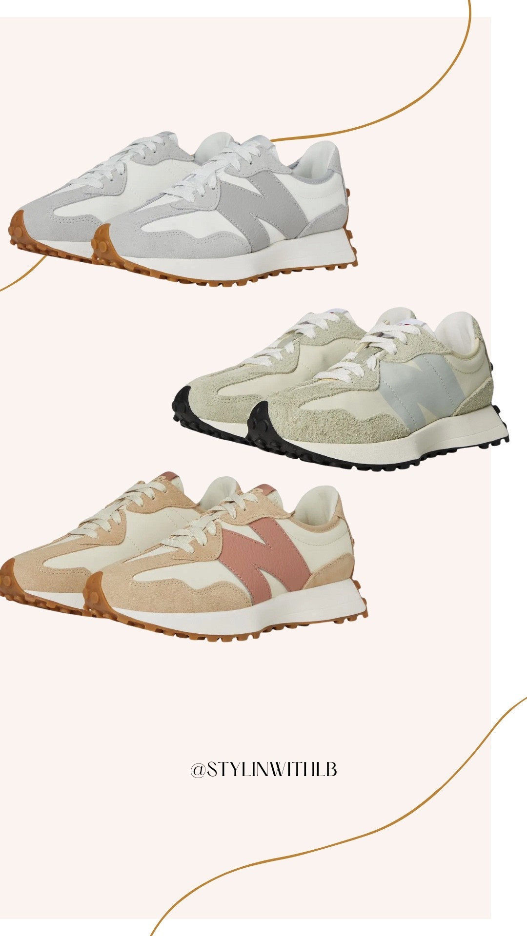 327 sneakers on major sale!

New balance//tennis shoes//daily look inspiration//neutral tennis shoes//travel look//neutral outfit//closet staple//capsule wardrobe 

#LTKShoeCrush #LTKActive #LTKSaleAlert