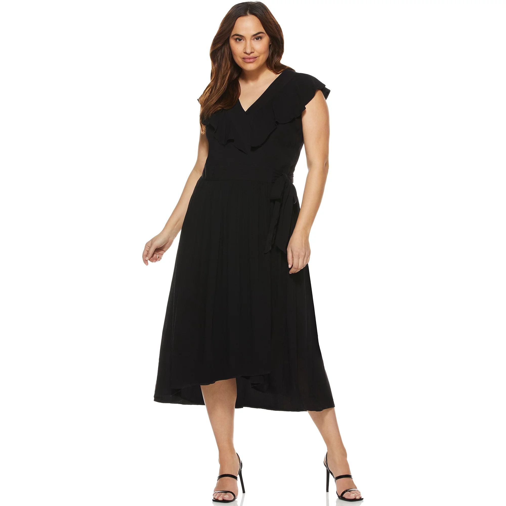 Sofia Jeans by Sofia Vergara Plus Size Wrap Front Maxi Dress | Walmart (US)
