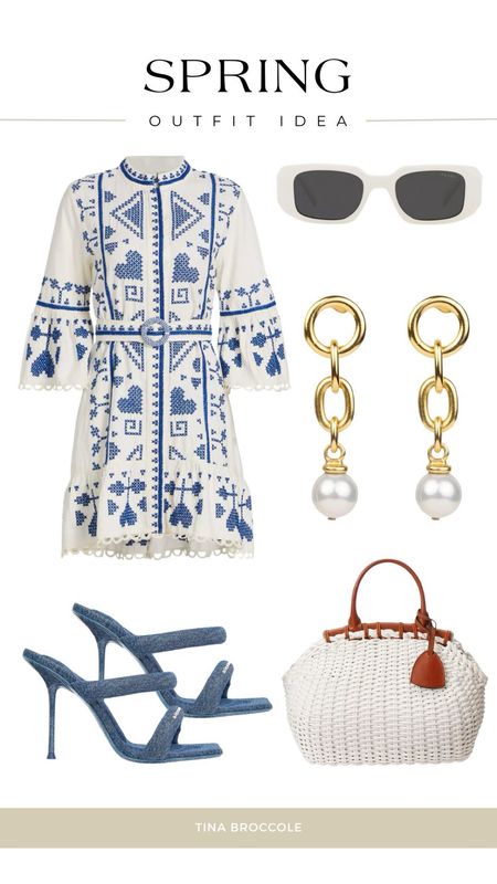 Spring Outfit Idea - Spring dress - spring shoes - spring accessories 

#LTKstyletip