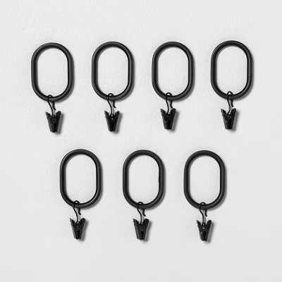 7ct Drapery Ring Matte Black - Hearth & Hand™ with Magnolia | Target
