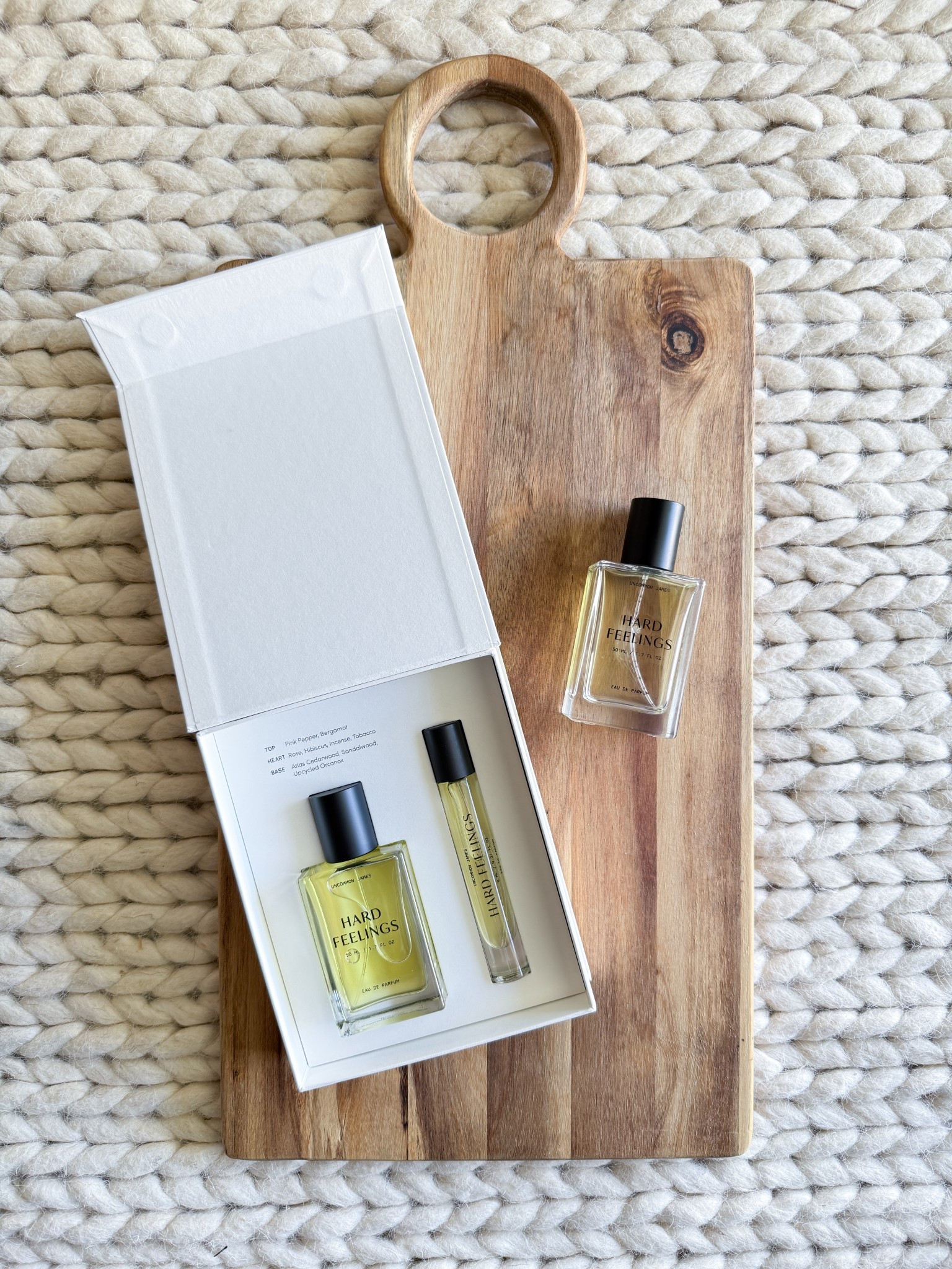 Restocked my favorite everyday fragrance: Hard Feelings by Uncommon James. I love how fresh, modern & unique this scent is, with notes of fig, bergamot, black tea & sandalwood. It’s clean, non-toxic & perfect for daily wear. The set comes with a full size bottle plus a travel spray so you can keep it with you on the go. If you’re wanting a signature scent that feels elevated but easy, this is it.

hard feelings perfume - uncommon james fragrance - everyday perfume - clean beauty perfume - non toxic fragrance - fig perfume - sandalwood perfume - bergamot perfume - travel perfume spray - summer scent - light fresh fragrance - best signature scent - luxury fragrance without the price - ltk beauty finds - ltk perfume - everyday scent restock - clean fragrance recommendations

#LTKActive #LTKSummerEdit #LTKBeauty