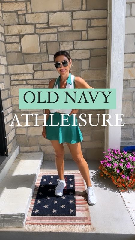 Old navy athleisure is on sale and all these looks are perfect for summer and all the fun outings you have planned! #athleisure #tennisdress #skort #athleticdress


#LTKunder50 #LTKfit #LTKstyletip