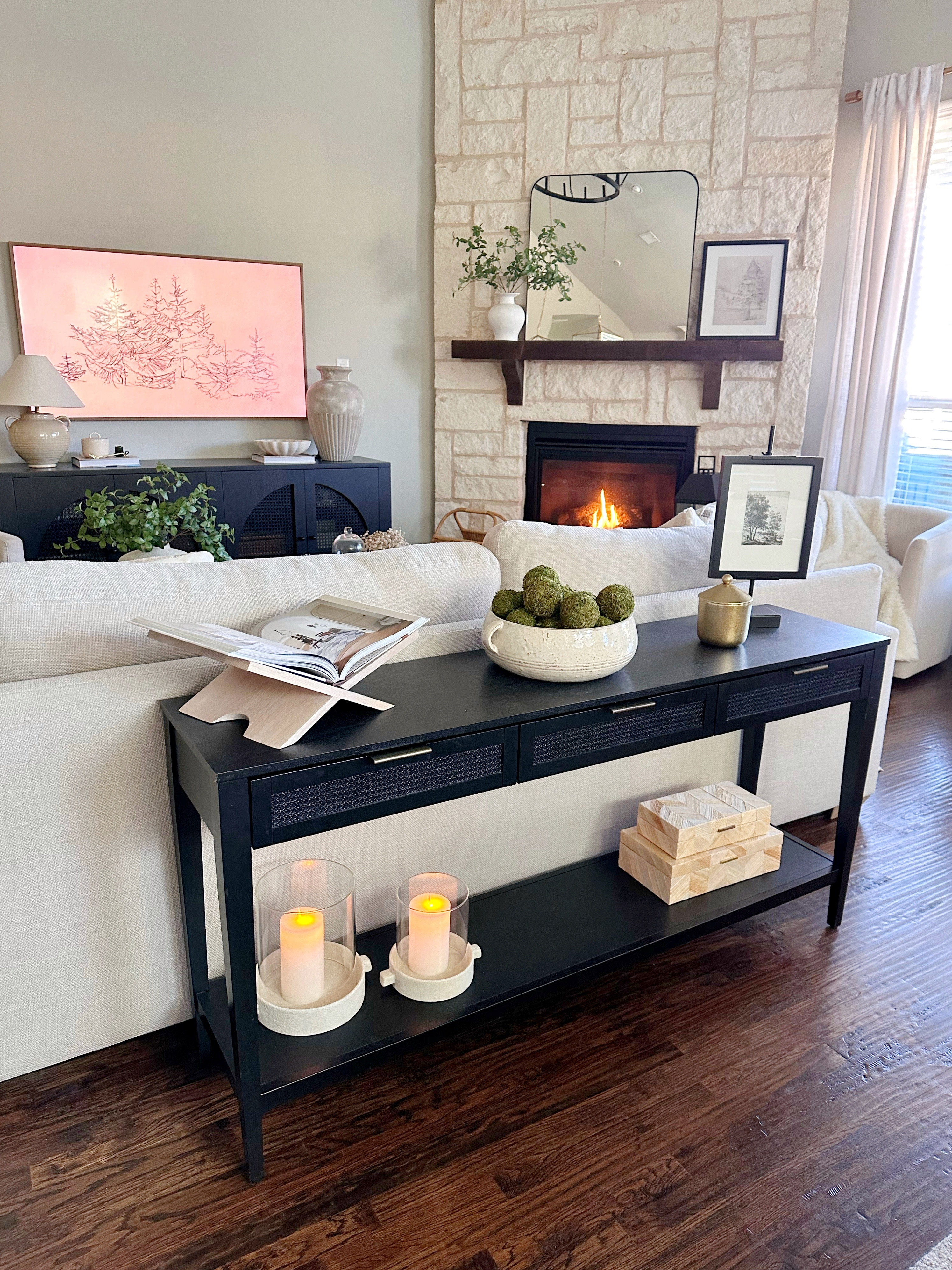 Sofa table styling using a mix of high/low accessories 

#LTKHome #LTKStyleTip #LTKSaleAlert