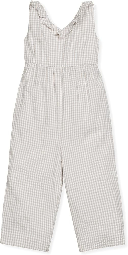 Hope & Henry Girls' Bow Front Wide Leg Jumpsuit | Amazon (US)