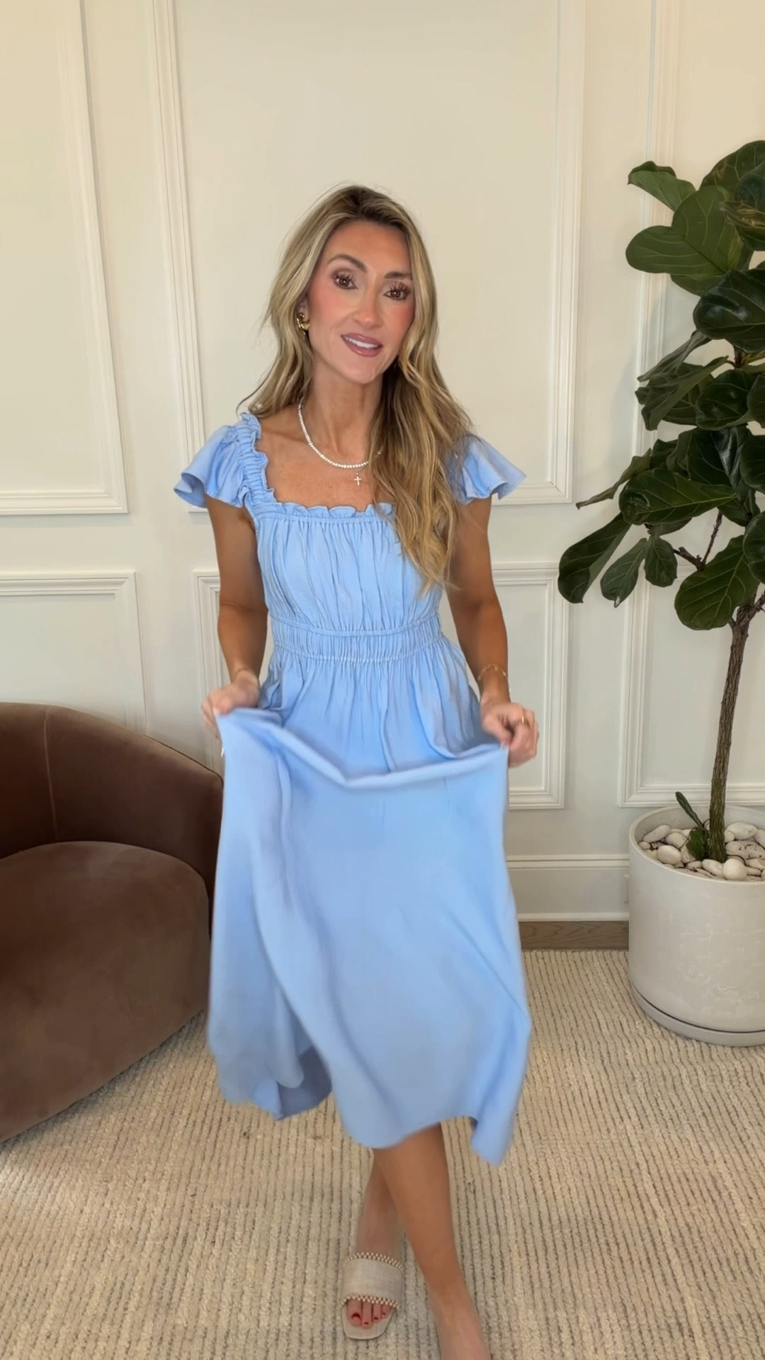 The dreamiest blue dress that’s perfect for spring! From @Target I’m 5’7 and wearing size small

#LTKSaleAlert #LTKWedding #LTKootd