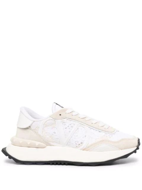 Lacerunner lace panelled sneakers | Farfetch Global