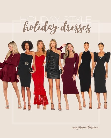 Dresses to wear for the holidays, holiday dresses, red and black dresses for the holidays, holiday style 

#LTKstyletip #LTKHoliday