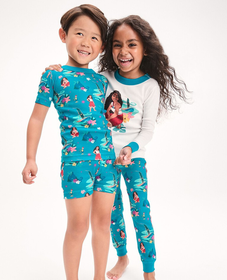 Kids Disney Moana Short John Pajama Set | Hanna Andersson