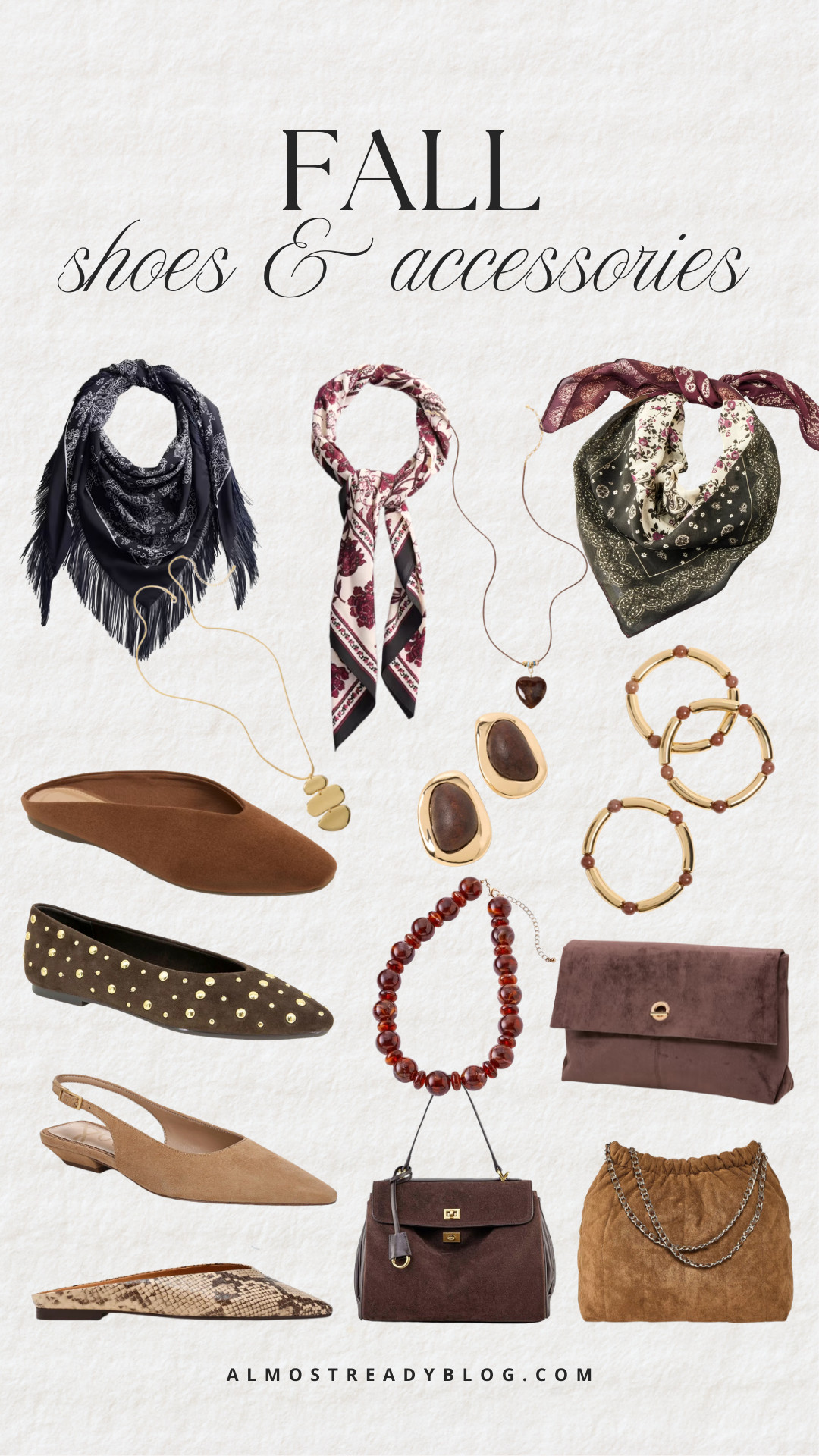 Fall shoes and accessories in rich brown tones add an easy seasonal update to any autumn wardrobe.

fall shoes accessories, fall fashion finds, autumn accessory trends, fall shoe trends, suede fall shoes, fall accessories, brown accessories, fall handbags, fall scarves, fall jewelry

#LTKOver40