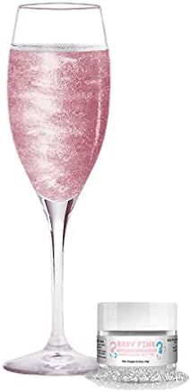 BAKELL® Gender Reveal Edible Glitter For Drinks, Cocktails, Beer, Drink Garnish & Beverages | 4 Gram | Amazon (US)