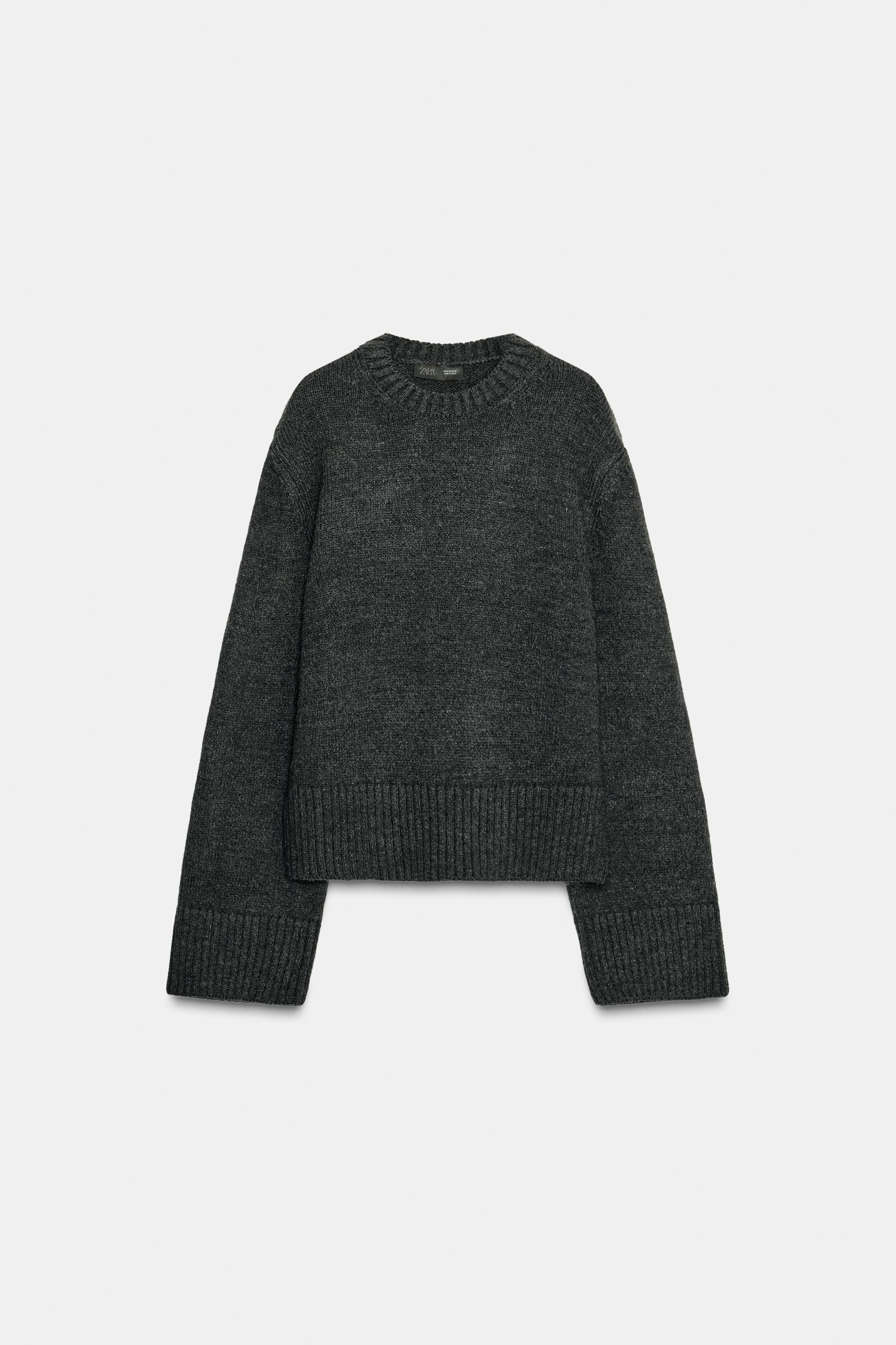 KNIT JUMPER WITH RIBBED TRIMS | Zara UK
