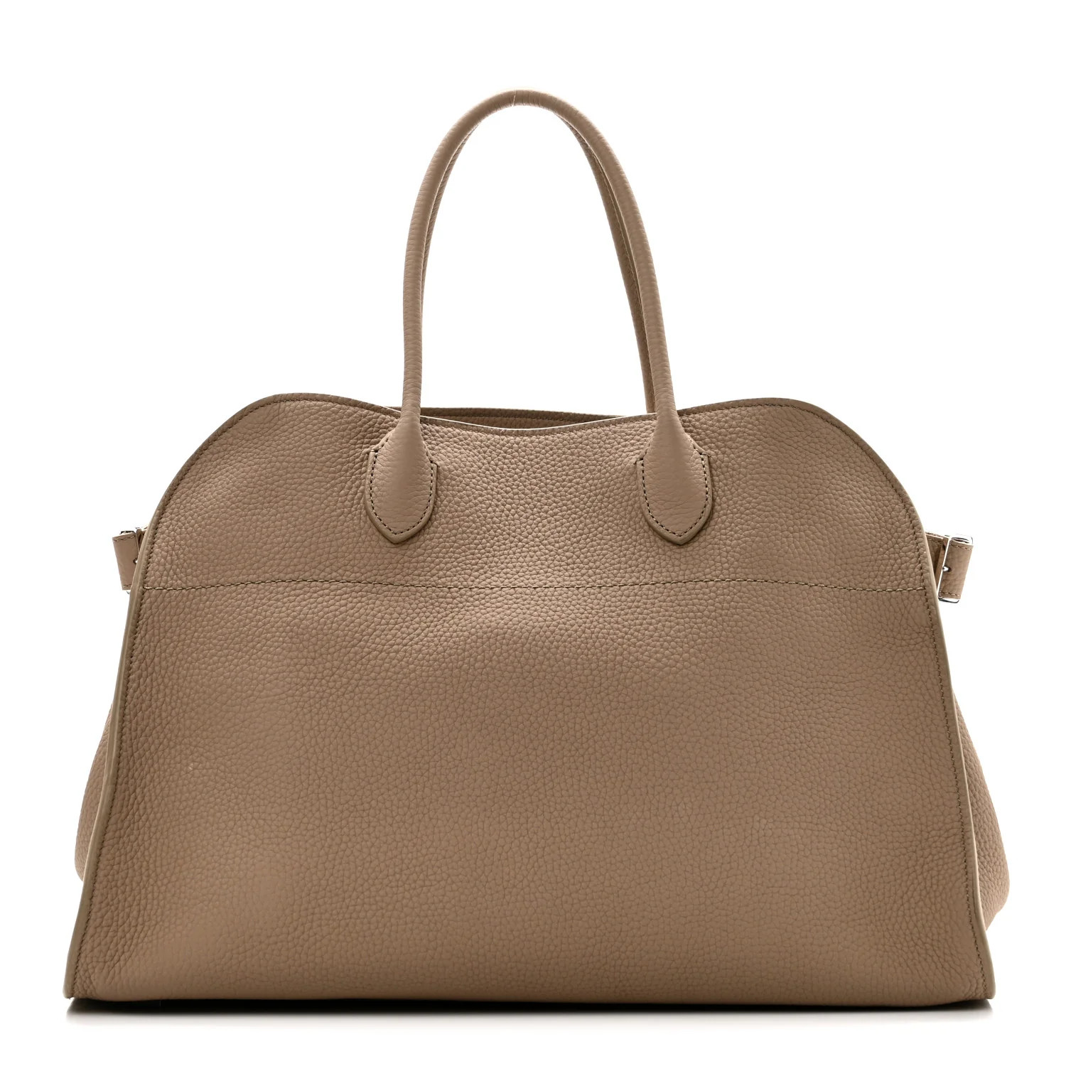 Matte Grained Calfskin Soft Margaux 15 Dark Taupe | FASHIONPHILE (US)