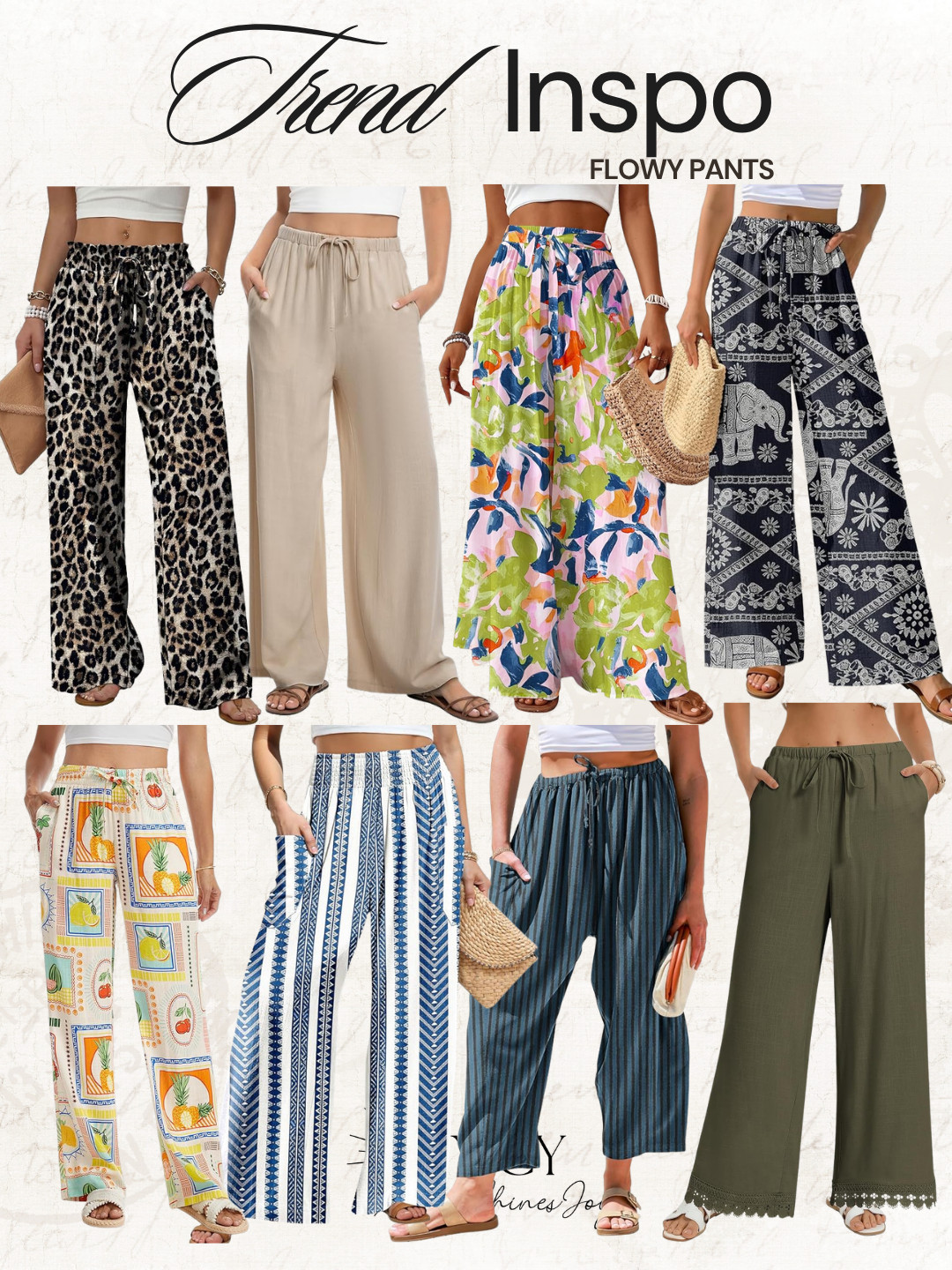 Love these flowy pants! Perfect for a relaxed day out or a beach trip. Check out these stylish options for summer. #SummerStyle #BeachWear 

 #LTKootd #LTKmomlife #LTKOver40