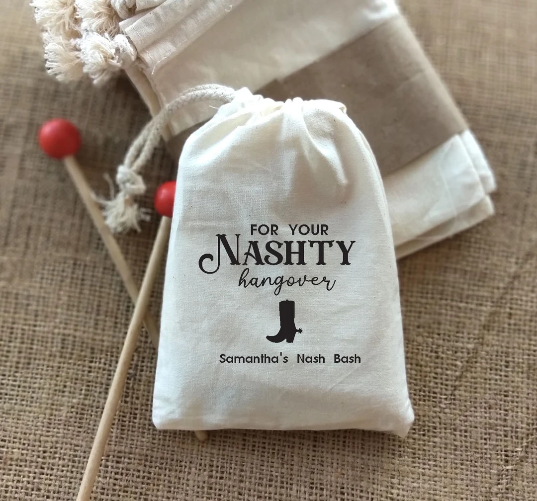 Nashty Hangover Kit-nashville Themed-bachelorette Parties-hangover Kit-girls Trips-birthday Parti... | Etsy (US)