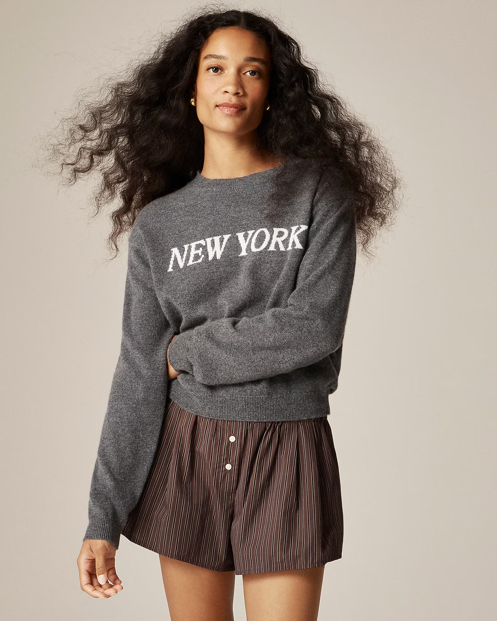 Perfect cashmere "New York" crewneck | J. Crew US