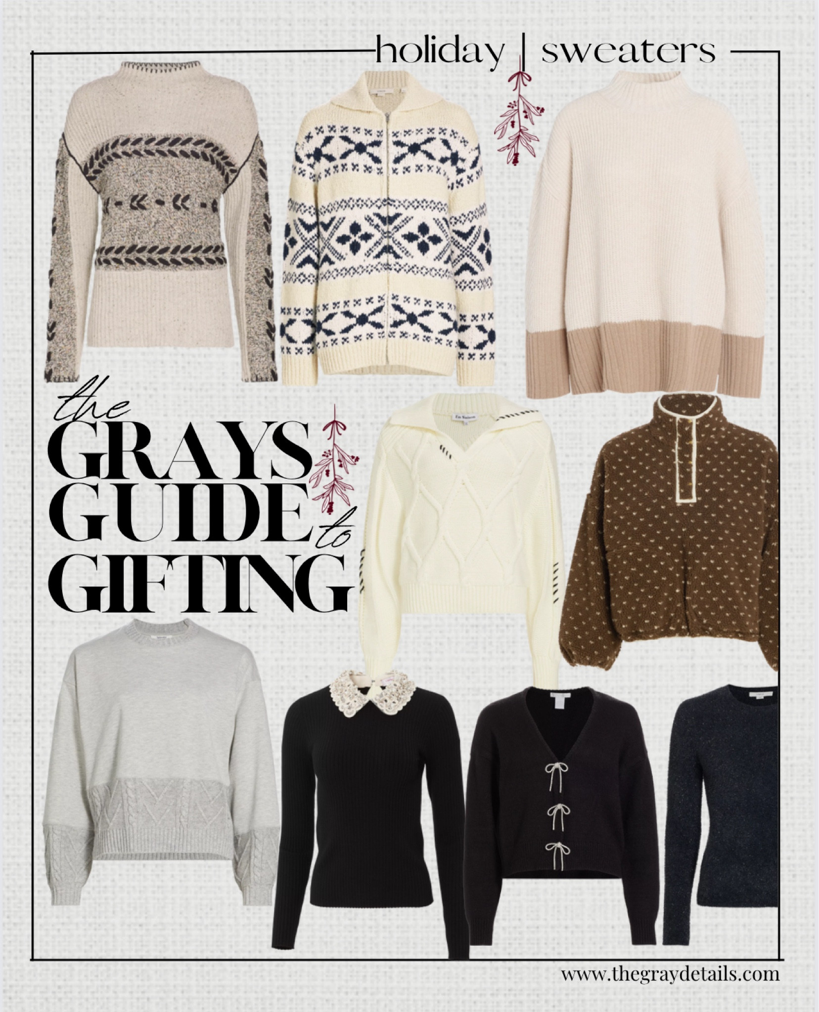 Holiday sweaters from Saks fifth Avenue 

Outerwear, pullover, knit, casual outfit, cozy gifts, gifts for her 

#LTKSeasonal #LTKstyletip #LTKGiftGuide