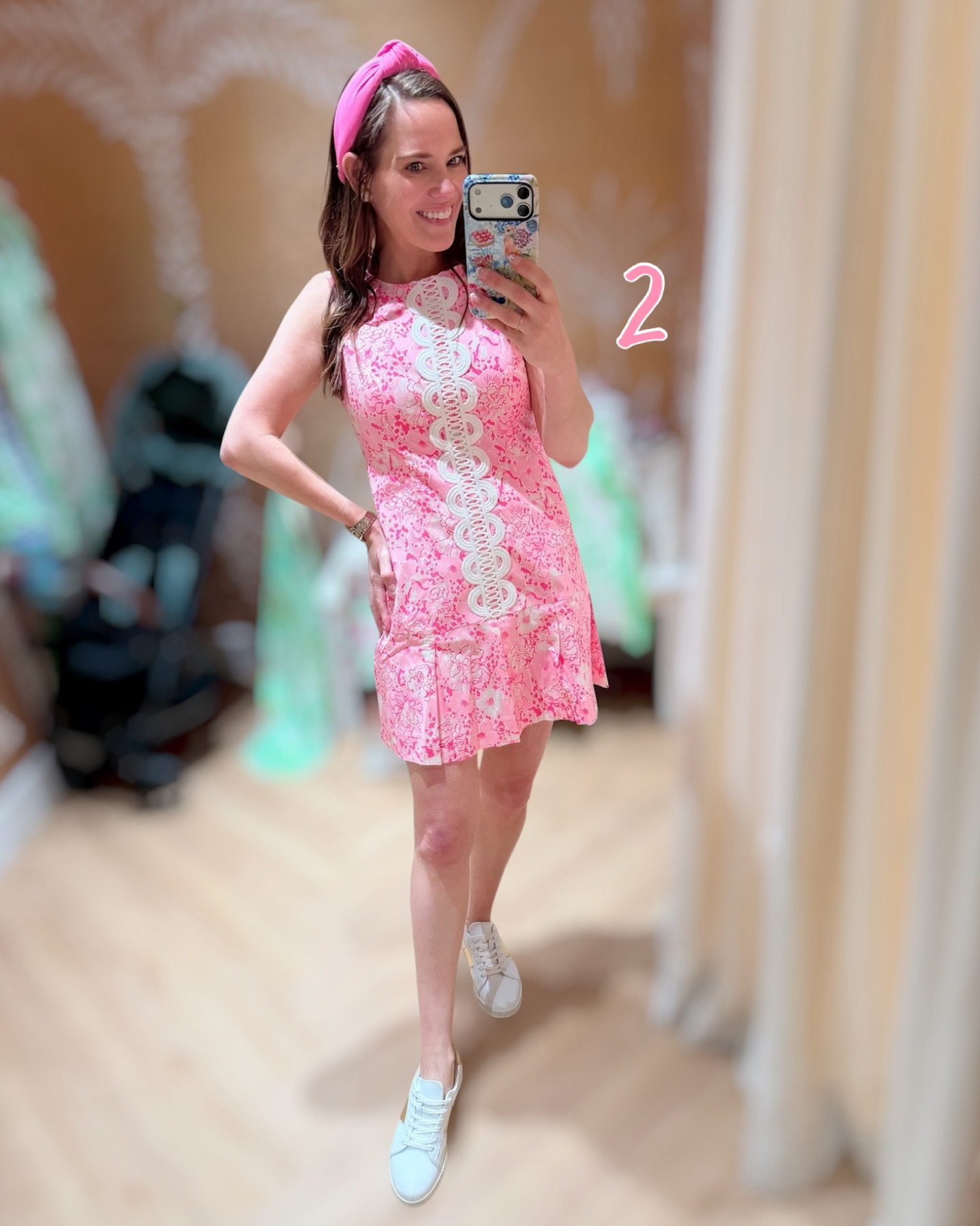 Lilly Pulitzer Shaina Skirted Shift Romper 💖 Feminine Summer Outfit


Such a fun twist on a classic Lilly shift 💖 This skirted romper gives you that polished dress look with the comfort of built-in shorts underneath

Wearing a size 2 and it fits true to size with a more tailored, structured feel through the chest and hips ✨ The lace detail down the front and flirty skirt hem make it feel extra feminine and elevated

Perfect styled casually with sneakers or dressed up with sandals or wedges for brunch, showers, or summer events 🌸

lilly pulitzer romper, pink shift dress romper, skirted romper outfit, feminine summer outfit, preppy summer style, dressy casual look, summer brunch outfit 💖🌸

#LTKootd #LTKOver40 #LTKSeasonal